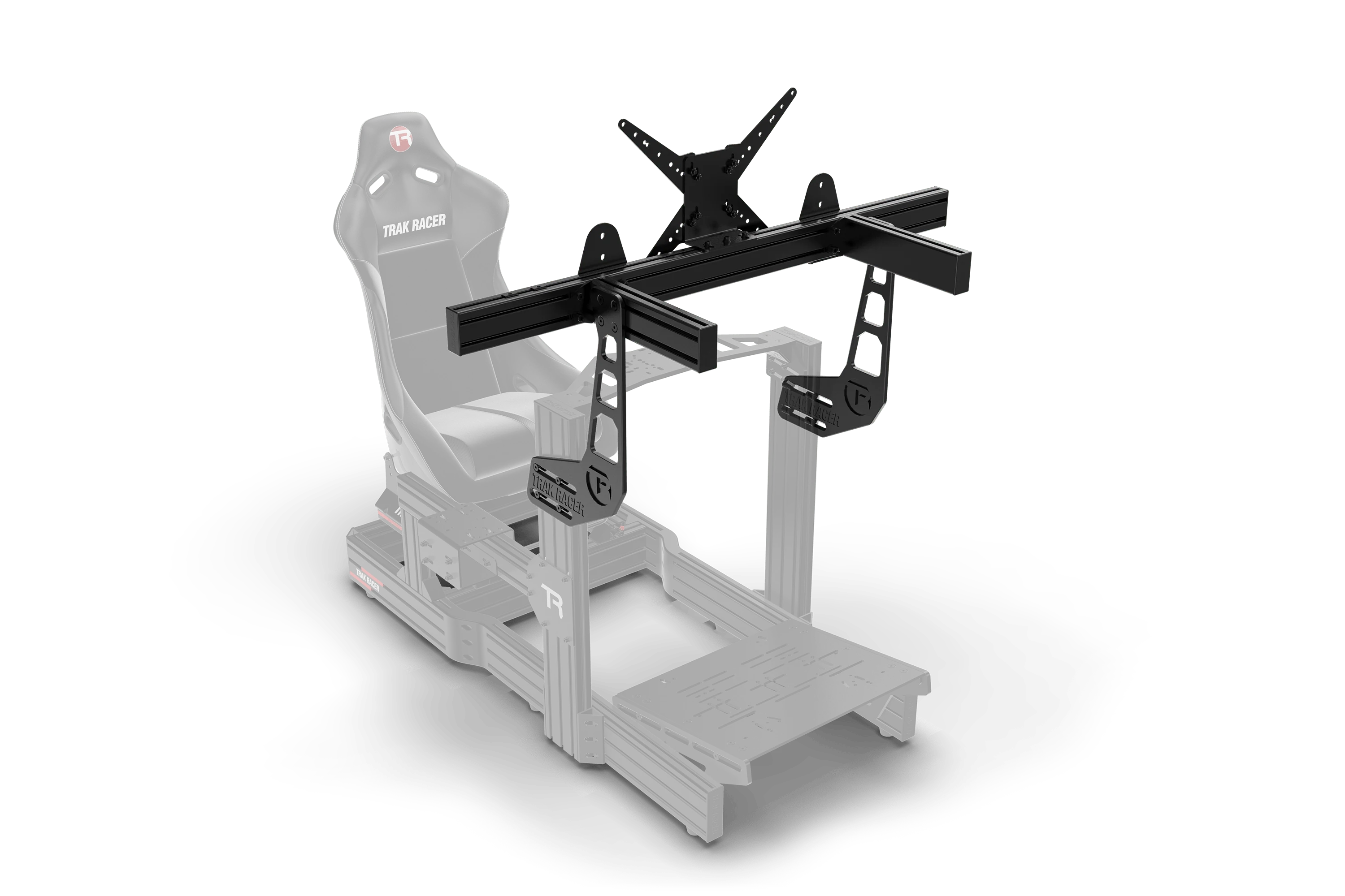 Cockpit-Mounted Single Monitor Stand - Supports up to 80" Display - Image 4