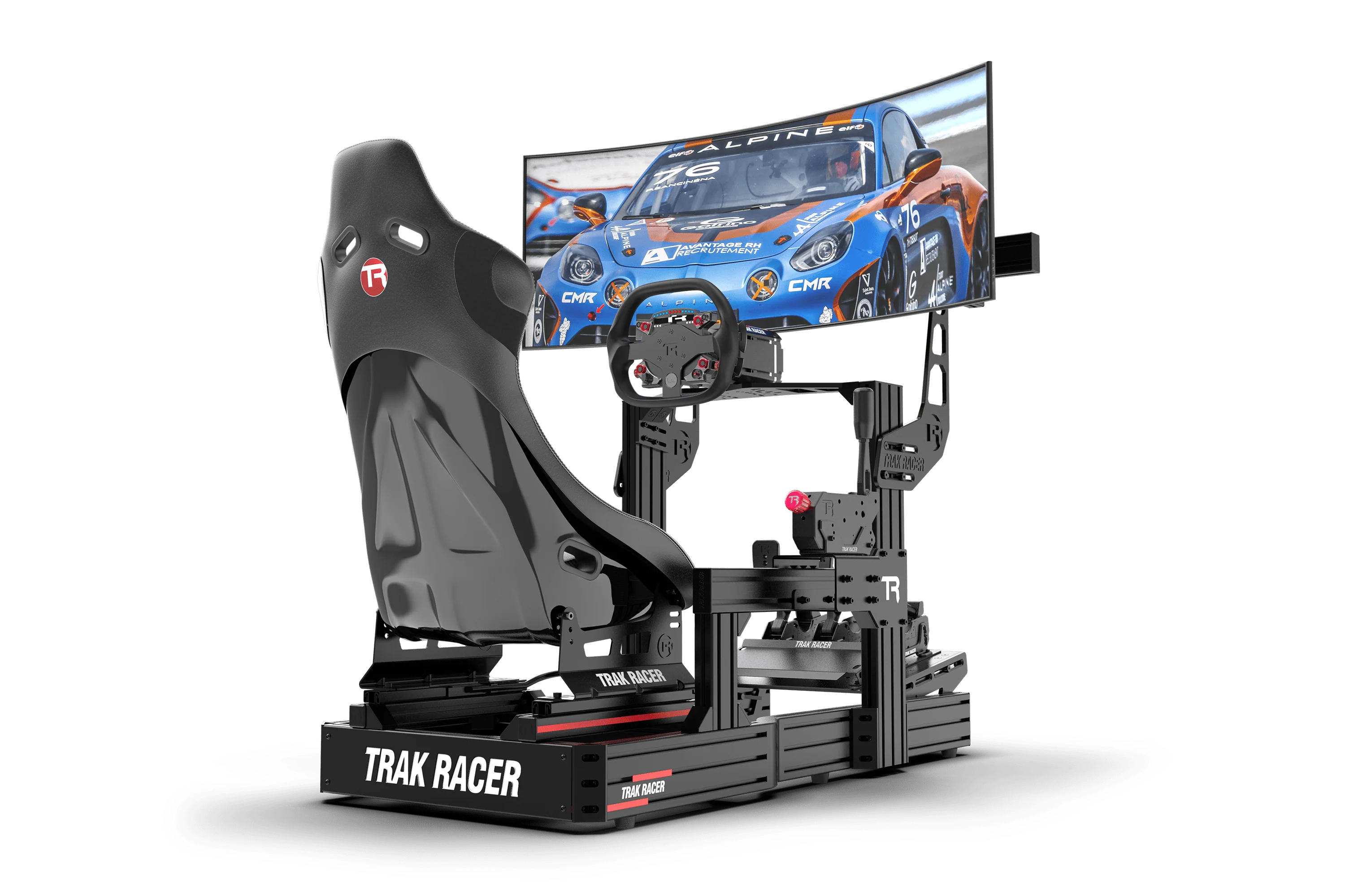 Cockpit-Mounted Single Monitor Stand - Supports up to 80" Display - Image 5