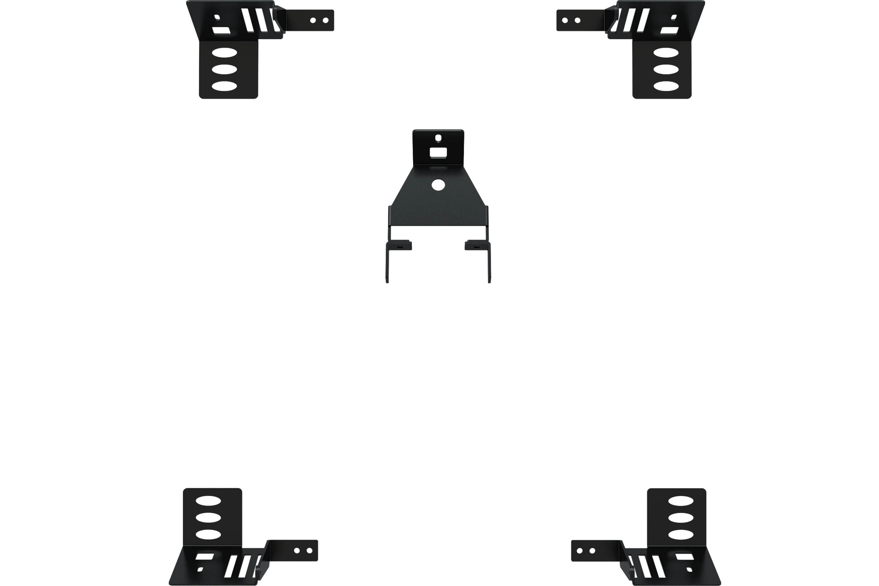 5-Piece Surround Speaker Bracket Set for RS6 & Universal Extruded Aluminium Sim Rigs - Image 3