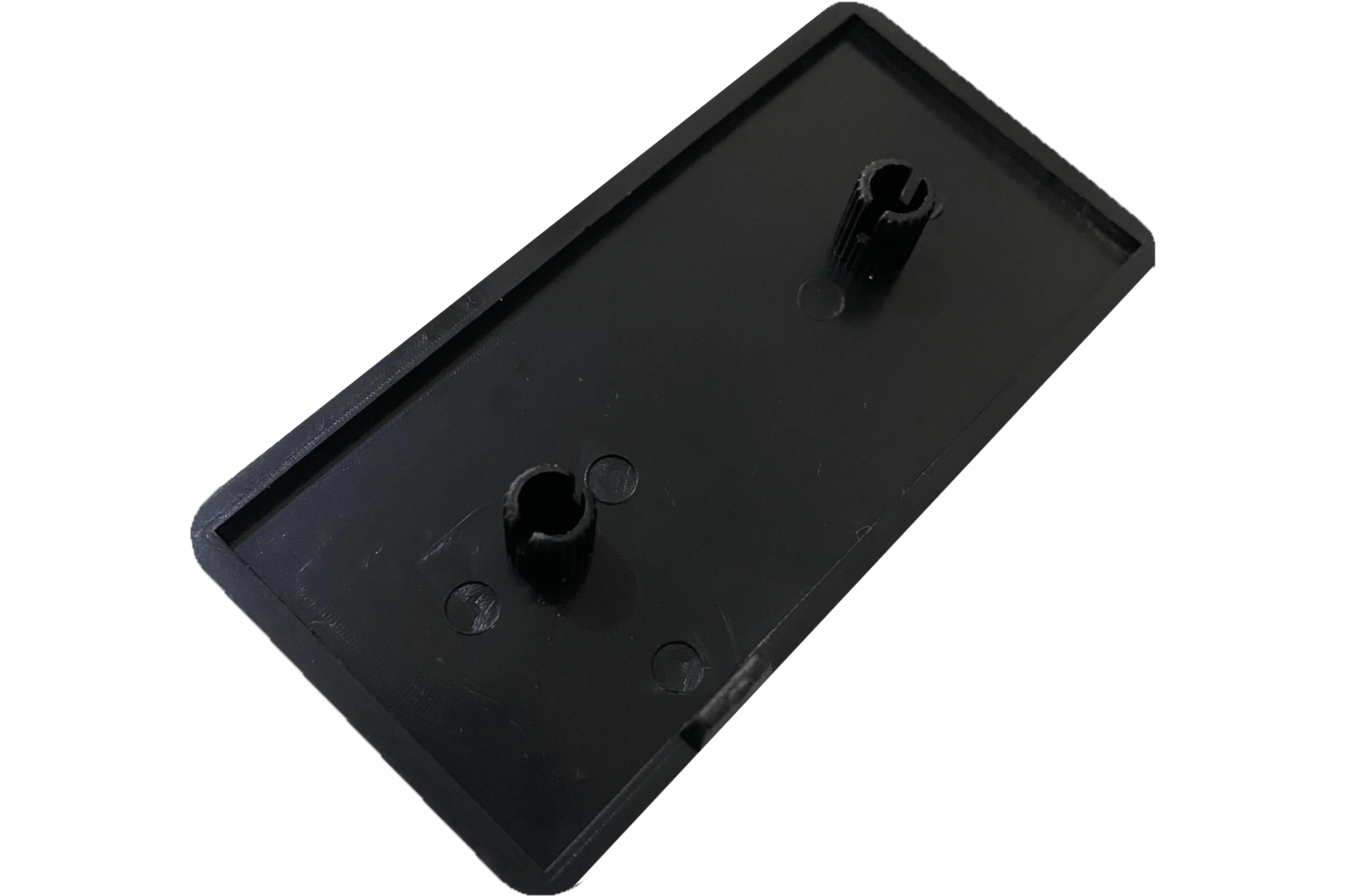 80 X 40mm Plastic Extrusion End Cap - Pack of 2 - Image 2