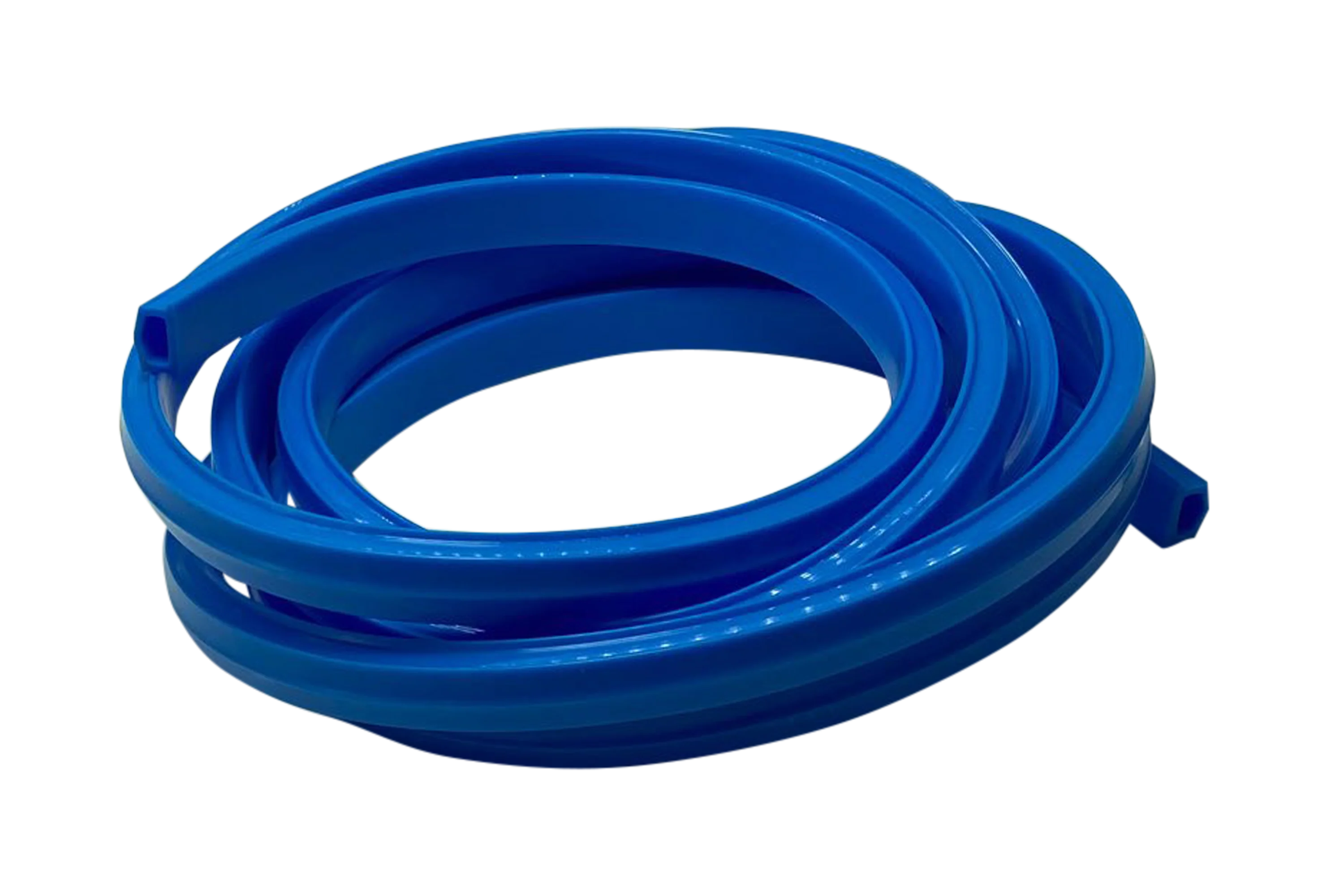 2m/79" Blue Rubber Dust/Design Strip – Anti-Slip Protective Edge Trim for Aluminium Profile Sim Rigs - Image 2