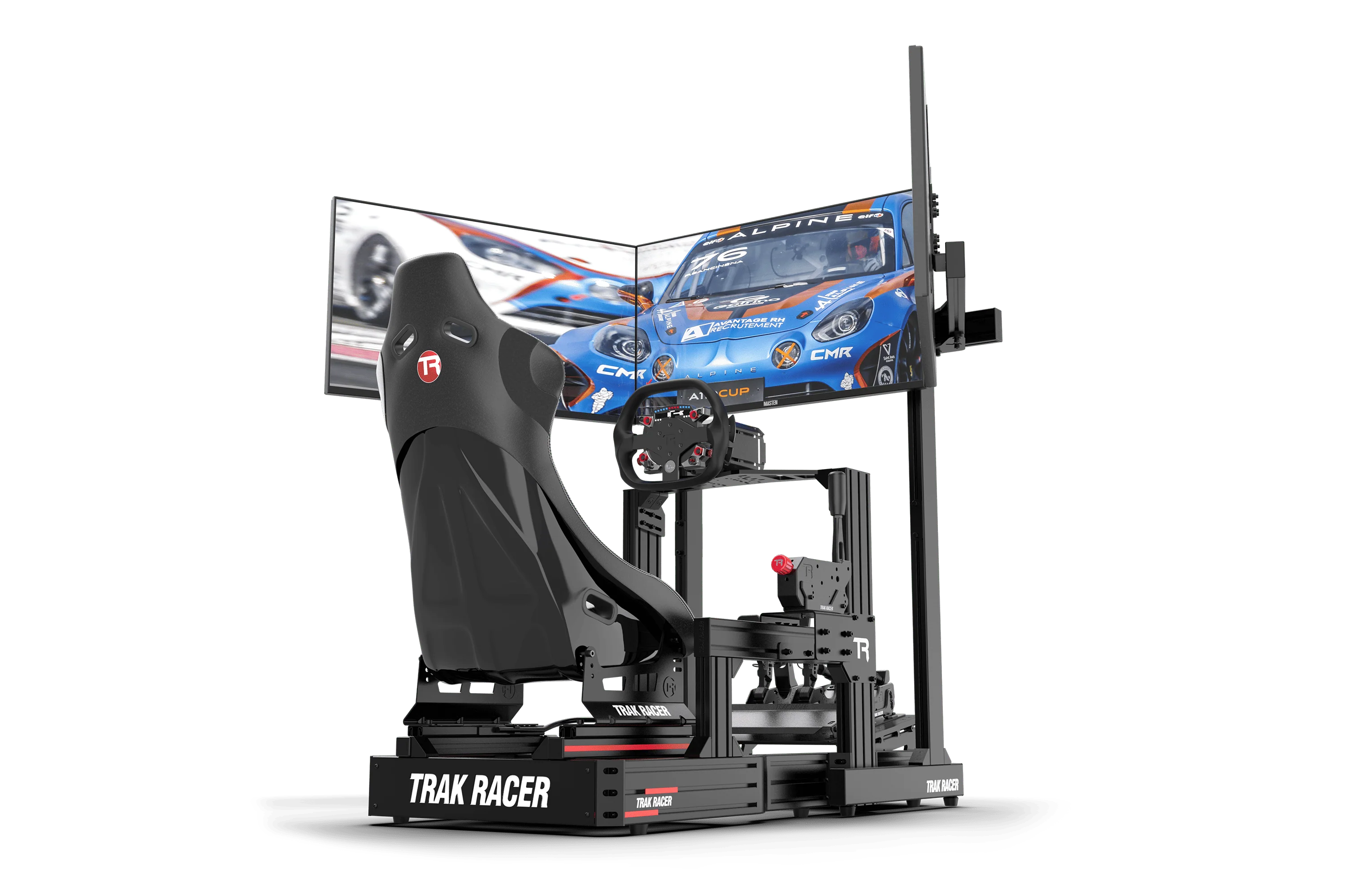 Freestanding Triple Monitor Stand - Supports up to 45" Displays