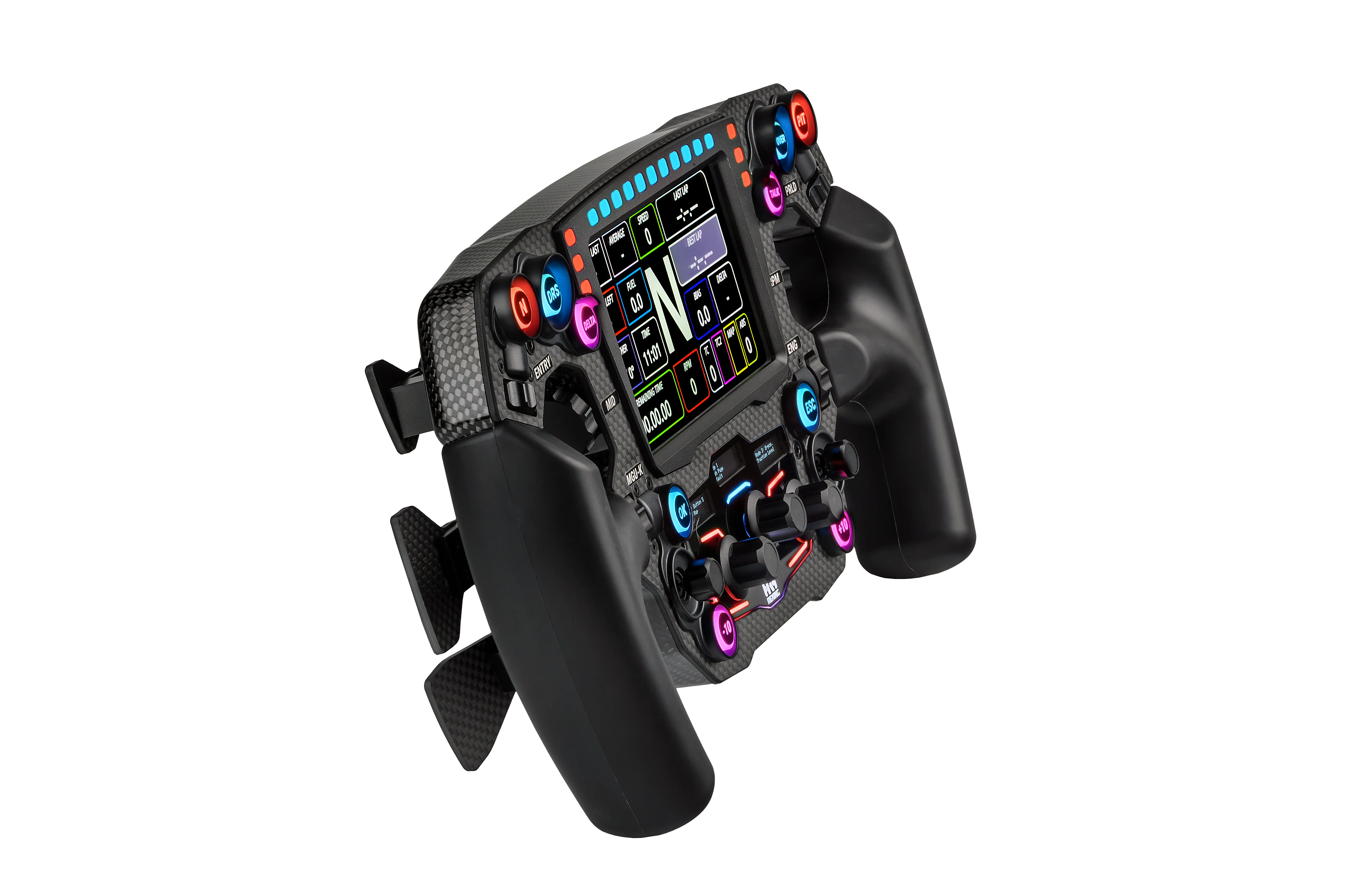 REXING FORMULA MAYARIS 2 CARBON FIBER FORMULA STEERING WHEEL (4 PADDLE VERSION) - Image 5