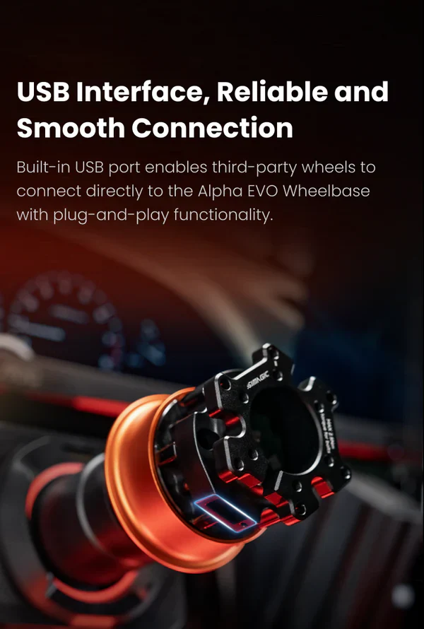 Simagic Alpha EVO USB Quick Release (QR-A) SRM Adapted - Image 8