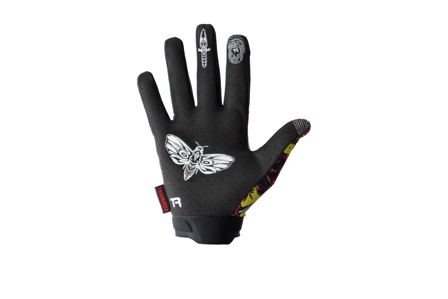 ﻿Trak Racer Multi-Use Sim Racing Gloves - Yellow - Image 4