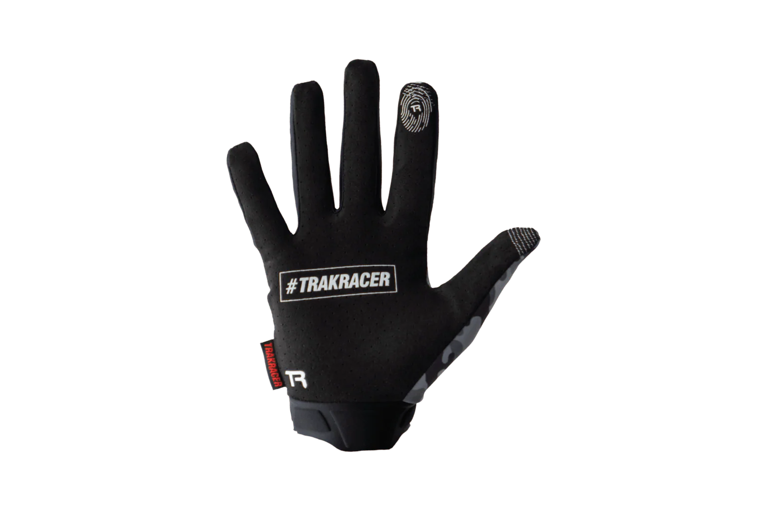 ﻿Trak Racer Multi-Use Sim Racing Gloves - Grey Camo - Image 2