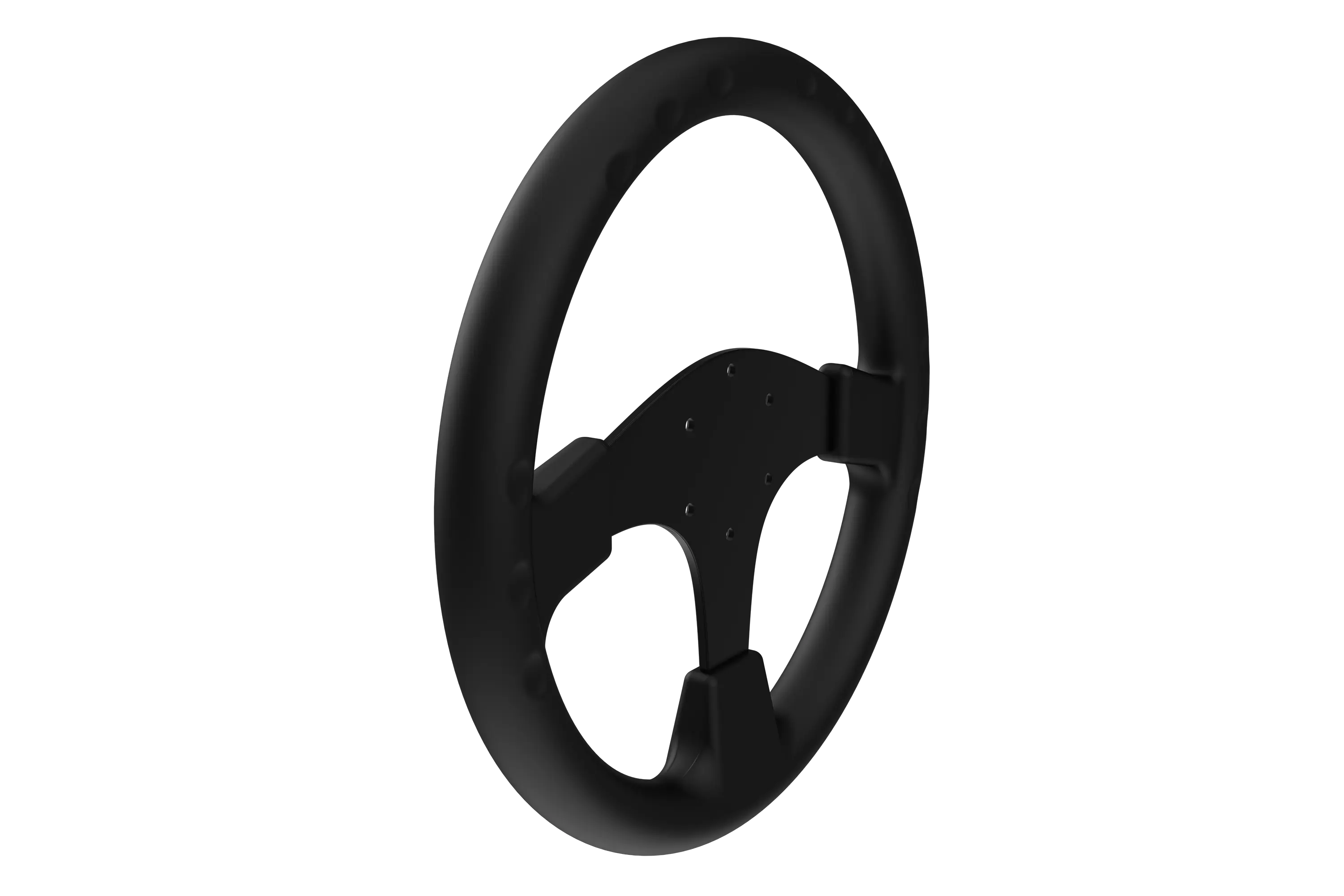 330mm/13" Round Sim Racing Wheel – Aluminium with Durable Silicon Hand Grips - Image 4