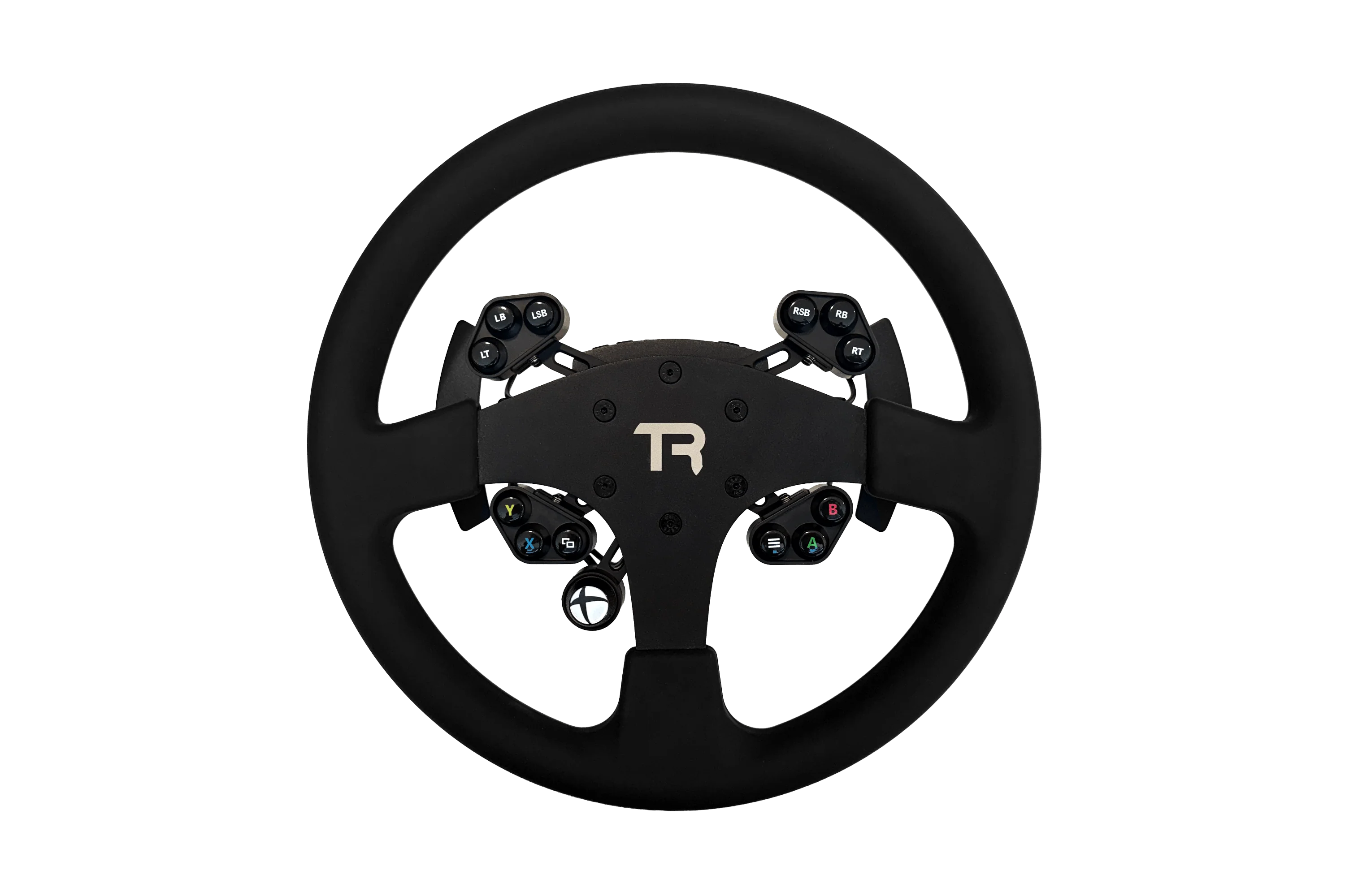 330mm/13" Round Sim Racing Wheel – Aluminium with Durable Silicon Hand Grips - Image 5