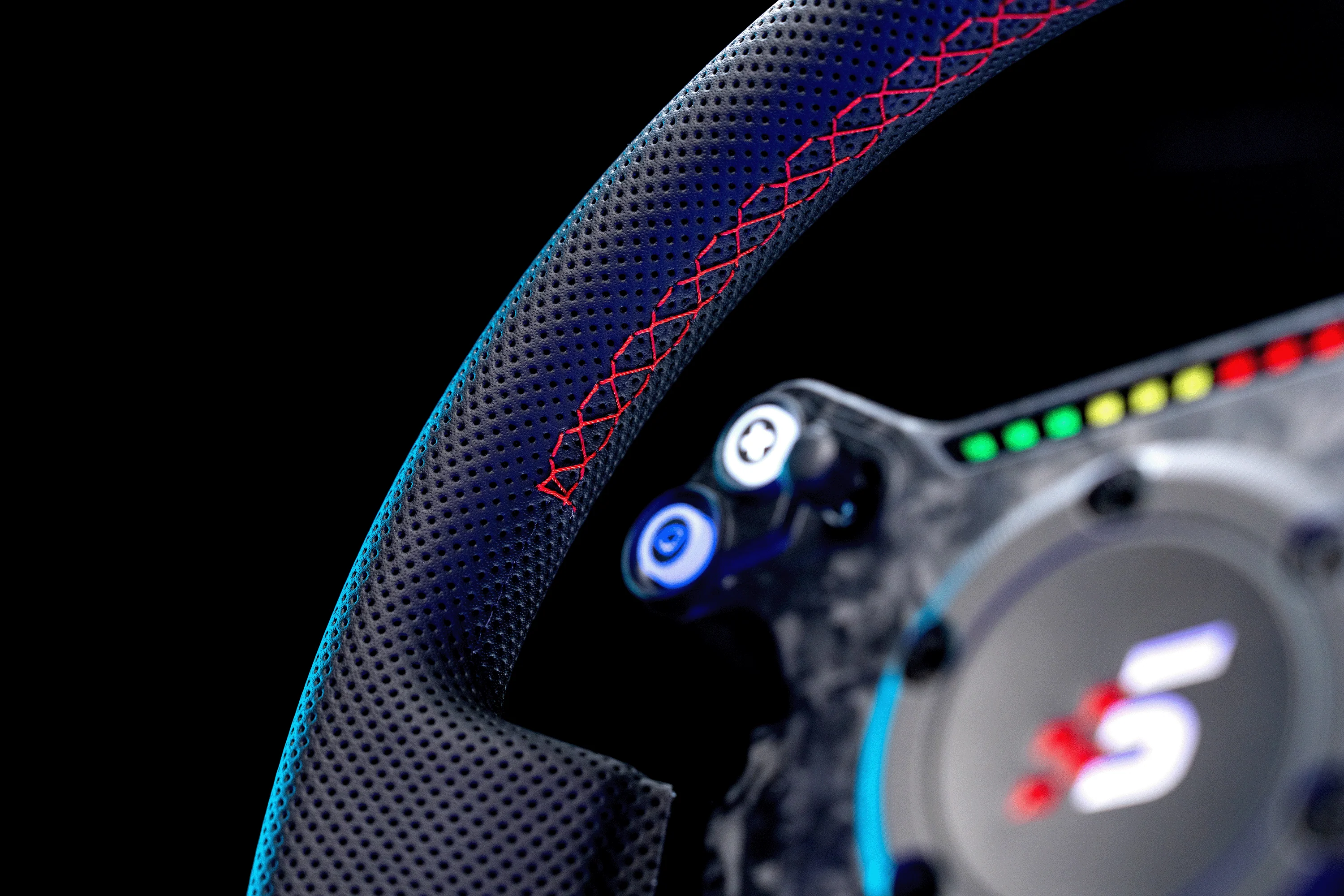 Simagic Round 330mm Steering Wheel - Leather (P-330R) - Image 2