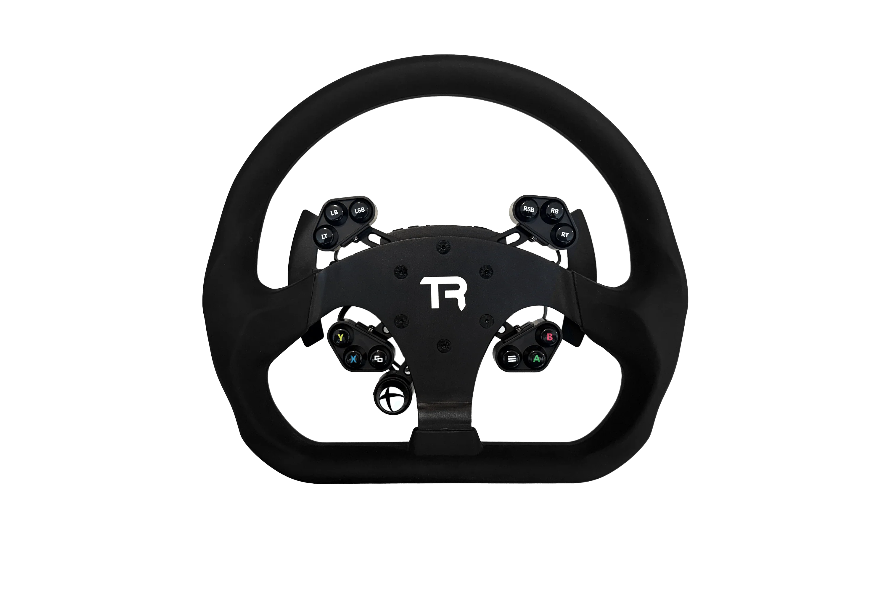 330mm/13" Flat-Bottom GT Sim Racing Wheel – Aluminium with Durable Silicon Hand Grips - Image 5